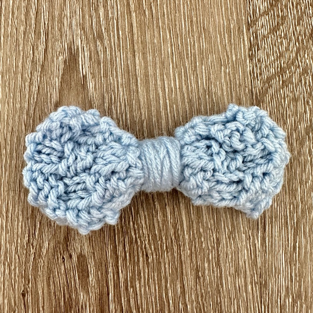 Handmade Sky Blue Hair Bow